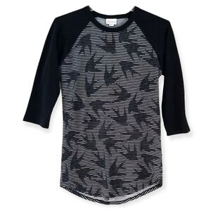 LuLaRoe randy SPARROW 3/4 sleeve  Top